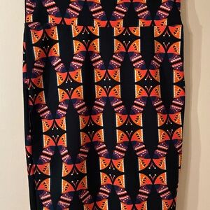 LuLaRoe “Cassie” Butterfly Geometric Pencil Skirt-Sz M EUC Soft & Stretchy